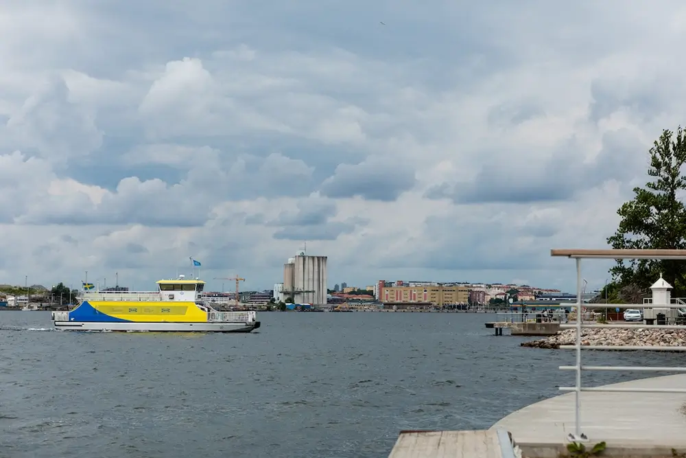 Båten från Lidingö till Stockholm